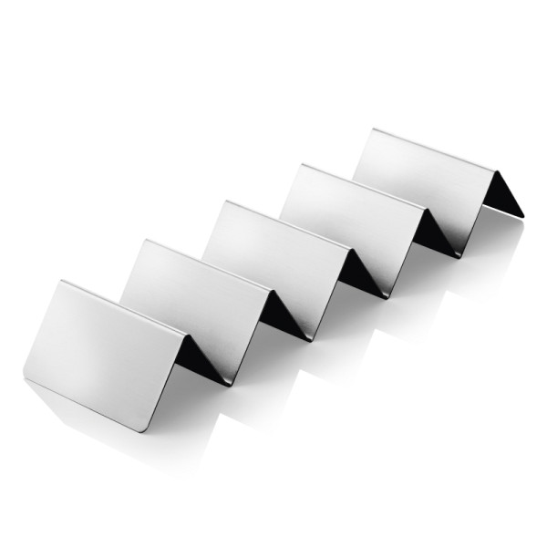 WAS Snackpresenter mit 4 Ablagen, 35 x 10 x 5 cm, Edelstahl, 1666005