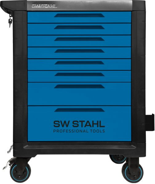 SW-Stahl Profi-Werkstattwagen TT801, blau, unbestückt, 07100L