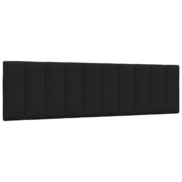 vidaXL Kopfteil-Kissen Schwarz 180 cm Abmessung Stoff, 4019179