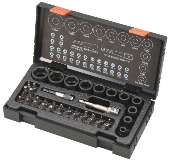 HiKOKI Bit- und Steckschlüssel-Set, 45-teilig, 752500