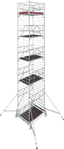 Krause Stabilo Fahrgerüst S500 Feldlänge: 2,00m, Arbeitshöhe: 11,50m, 783080