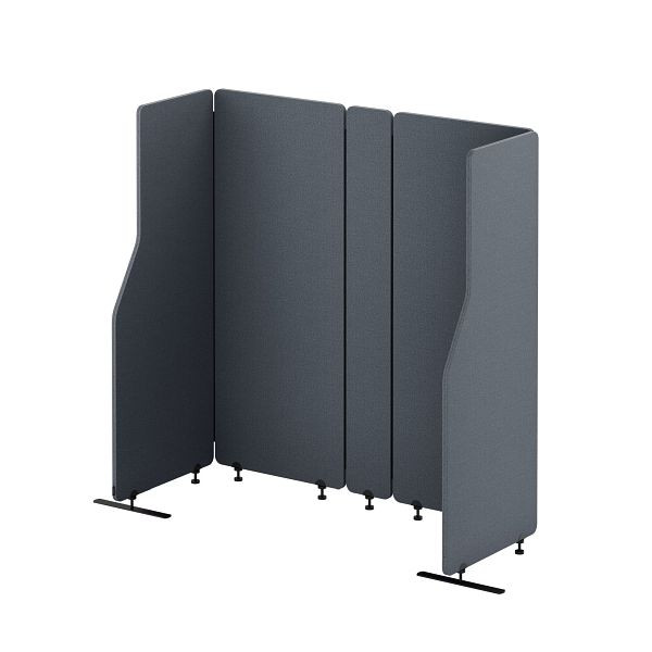 Jan Nowak Akustik Trennwand SADIE Carbon Fog 260/145 cm, 2104