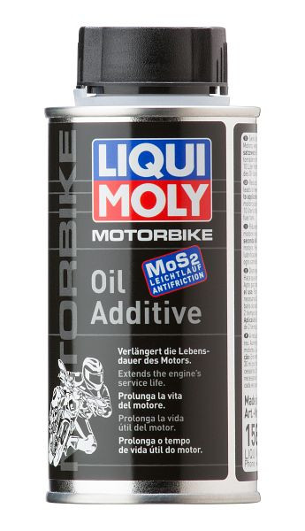LIQUI MOLY Motorverschleißschutz Motorbike Oil Additive, Dose Blech, VE: 0,125 Liter, 1580