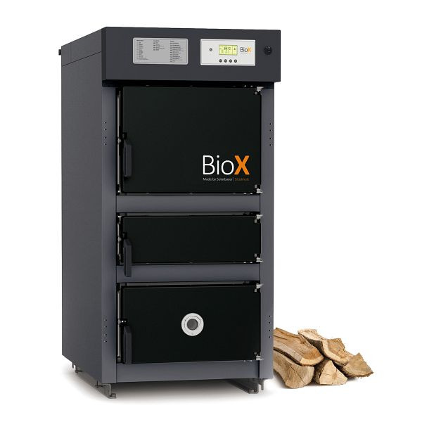 Solarbayer Holzvergaser BioX 15, Leistung: 16,6 kW, Scheitholzlänge 0,5 m, 300701501