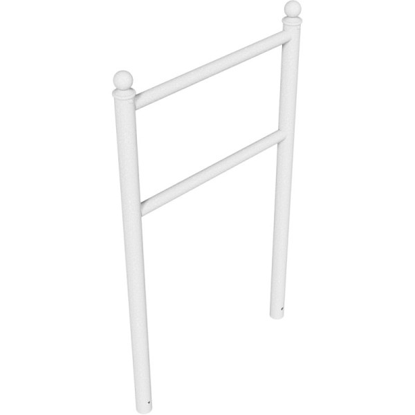 Stein HGS Anlehnbügel/Absperrbügel -Borkum-, mit Kugelkopf, ohne Farbe, 422.61