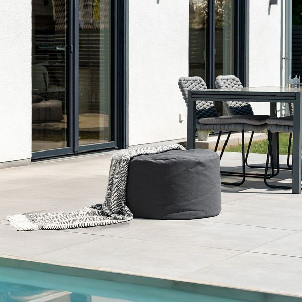 HOME DELUXE XXL Outdoor Sitzsack CLOUD Hocker, Anthrazit, 73159
