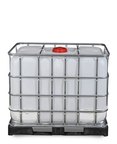 IBC Container, PE-Palette, 1000 Liter, Öffnung NW225, Auslauf NW50