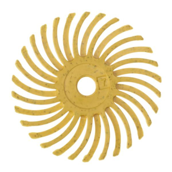 3M Scotch-Brite Radial Bristle Brush RB-ZB, gelb, 25,4 mm x 3 mm, P80, Typ C, VE: 96 Stück, 7000000762