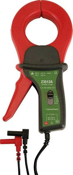 Gossen Metrawatt Zangenstromsensor 1/10/100/1000 A AC, umschaltbar, Z3512A, Z225A