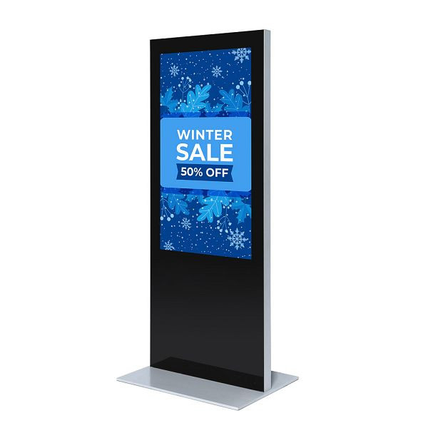 Showdown Displays Digitale Infostele Slim 55" Gehäuse, DISTOTEM55F