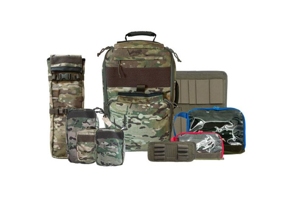 ultraMEDIC COMBAT FIRST RESPONDER PACK (CFR) - Komplettset Notfallrucksack MANV + CLS, tarnfarben, SAN-5012-MC