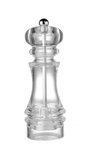 Hendi Salzmühle, Transparent, ø63 x 180mm, langlebig, 469538