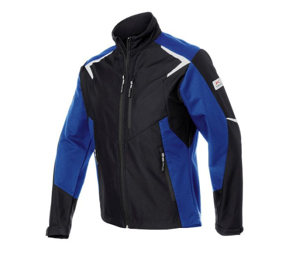 Kübler BODYFORCE Softshell Jacke, Farbe: schwarz/kornblau, Größe: XS, 1425 5375-9946-XS