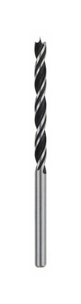Bosch Holzspiralbohrer Standard, 4 x 43 x 75 mm, d 4 mm, VE: 5 Stück, 2608596301