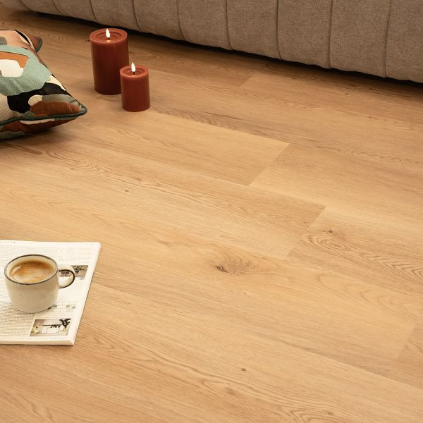 HOME DELUXE Klick-Vinylboden mit Trittschall LOMEA Helle Eiche, 30 m², 73223