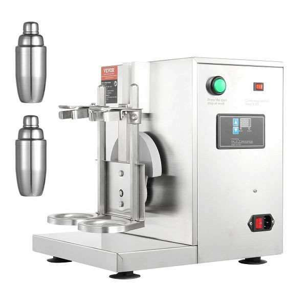 VEVOR Proteinshake Elektrische Milchshake-Maschine 120W Doppelbecher Kommerziell, SBNCYYJ35075BWBQ4V2