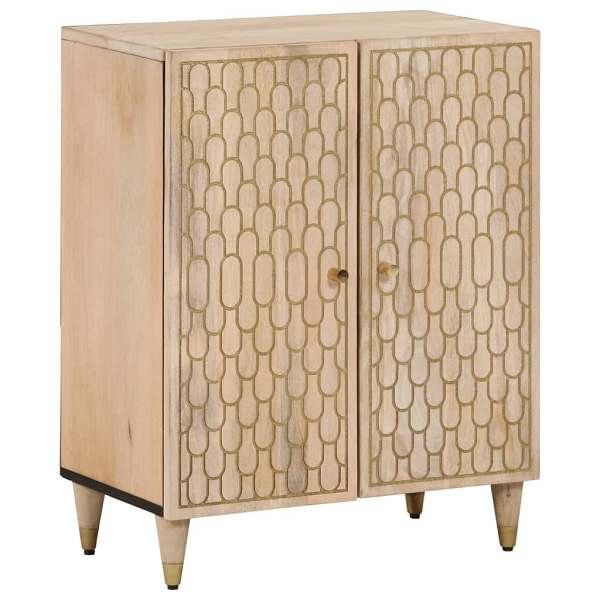 vidaXL Beistellschrank 60x33x75 cm Massivholz Mango, 358250