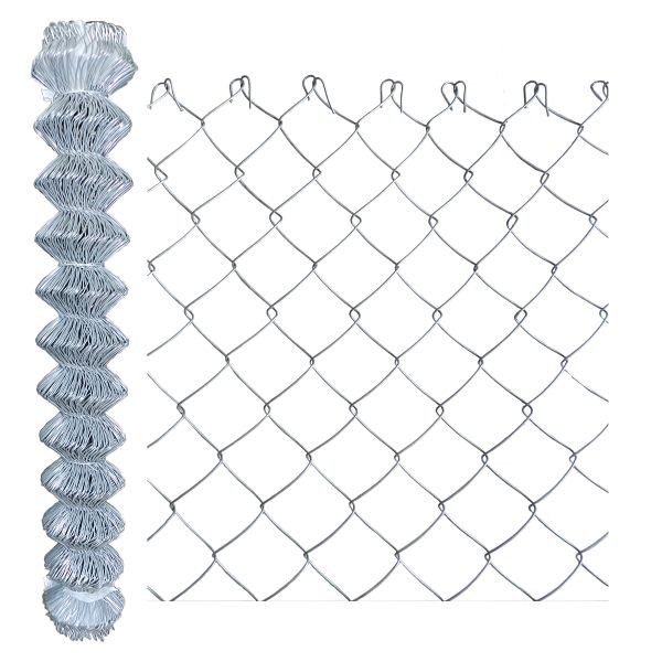 VaGo-Tools Maschendrahtzaun Gitterzaun Zaun Maschinengeflecht 60x60mm Höhe 100cm, VE: 15m, 52-60x60-100-15_gv