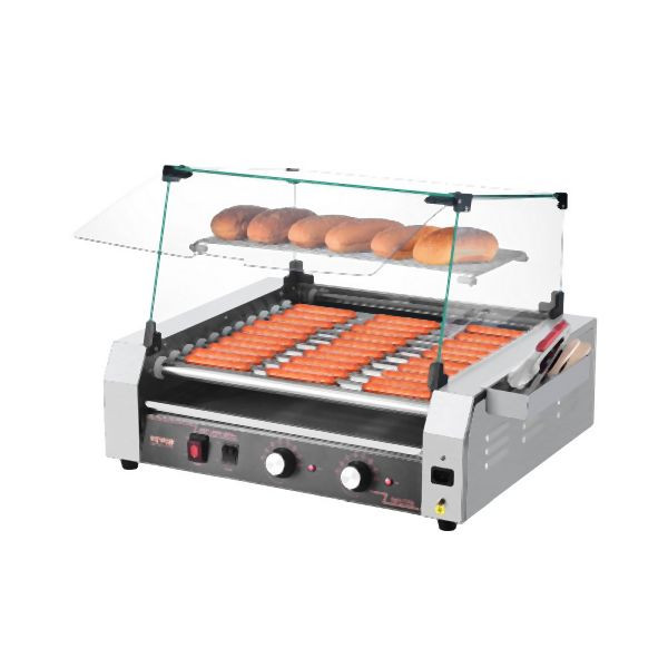 VEVOR Hot Dogs Elektrogrill Rollengrill Würstchengrill Brötchenwärmer 2200W, SYGDSRGJ11GF8O3OPV2