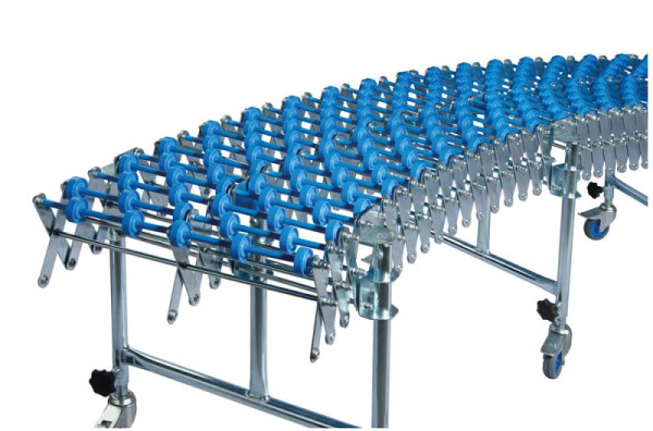 Torwegge Scherenröllchenbahn mit Kunststoffröllchen, ausziehbar, 80505,3KU, 0014228