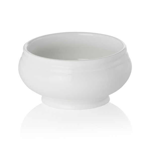 WAS Terrine, 0,5 L, Ø 12,5 cm, weiß glänzend, Porzellan, 4979050