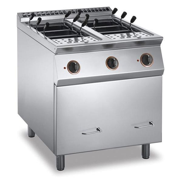 KBS Elektro-Nudelkocher 2 x 28 L 2 Becken GN 2/3, 10416403