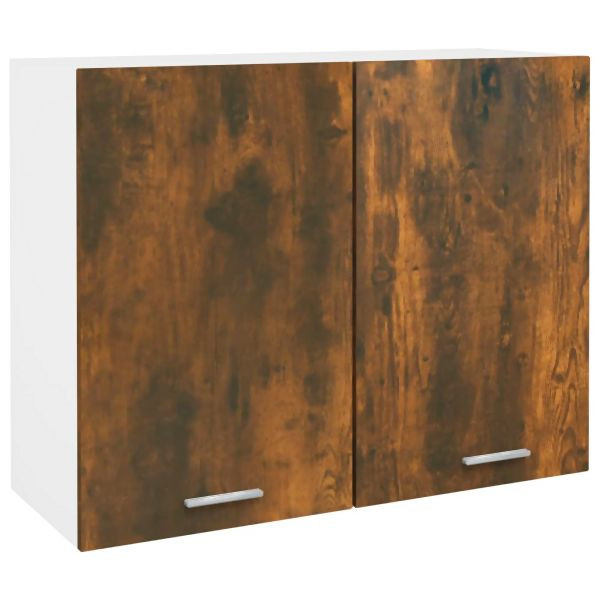 vidaXL Hängeschrank Räuchereiche 80x31x60 cm Holzwerkstoff, 815588
