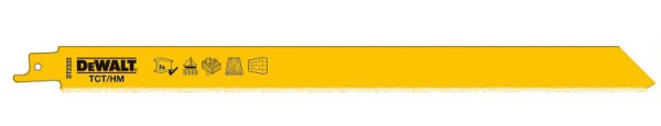 DeWalt Säbelsägeblatt Carbide beschichtete Zahnung, 235mm 25TPI, DT2335-QZ