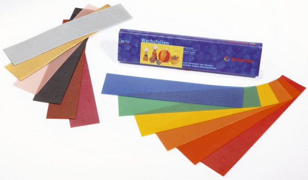 Stockmar Wachsfolien - 12 Farben, 63000, 4019365630001
