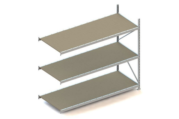 Meta MINI-RACK AR 2200x2600x1050 mm, verzinkt, mit Spanplatten, Bodenanzahl: 3, 20051269