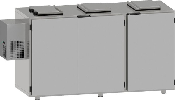 KBS Nassmüllkühler für 3 Tonnen 240 Liter zerlegbar inklusive Aggregat, 10485