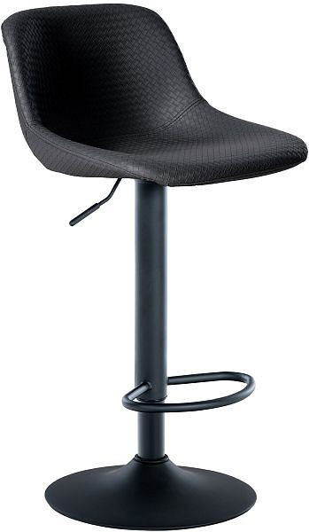 CLP Barhocker Loft Kunstleder, schwarz, 321067, 4251756480431