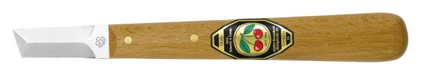 Kirschen Kerbschnitzmesser mit Holzheft, dreischneidig, 3361000