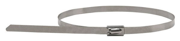 KS Tools Edelstahl Kabelbinder mit Kugelverschluss, BxL: 4, 6x200mm, VE: 100 Stück, 115.1591