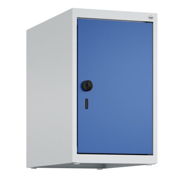 C+P Schrankaufsatz Classic PLUS, Aufsatzschrank, 7035/5010, Drehriegel, 500x300x500mm, 1 Abteil, 080090-10 S10003