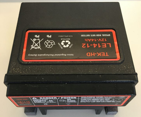 ELMAG Akku 12 Volt '14Ah' für START BOOSTER 1600 - P18, 9505144