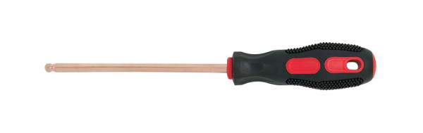 KS Tools BERYLLIUMplus Schraubendreher für Innensechskantschrauben 4mm, mit Kugelkopf, 962.0951