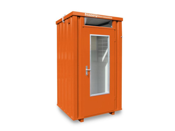 FLADAFI Mehrzweckbox MZB, verzinkt, montiert, ohne Einrichtung, 1.400 x 1.250 x 2.425 mm, F2700