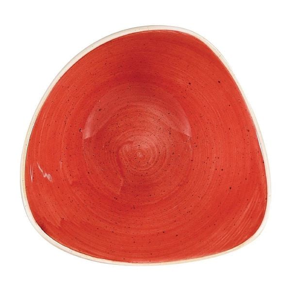 Churchill Stonecast Dreieckige Schalen, Beerenrot, 185 mm, (12 Stück), DW365