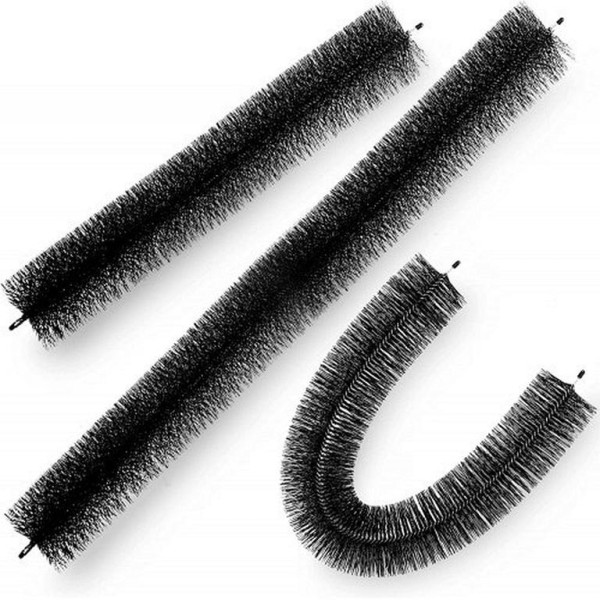 VEVOR Dachrinnenschutzbürste 96 cm, Ø 11 cm, Laubschutz, für 12,7 cm Dachrinnen, verzinkter Stahldraht, TGMS5X30WDIPO2L68V0