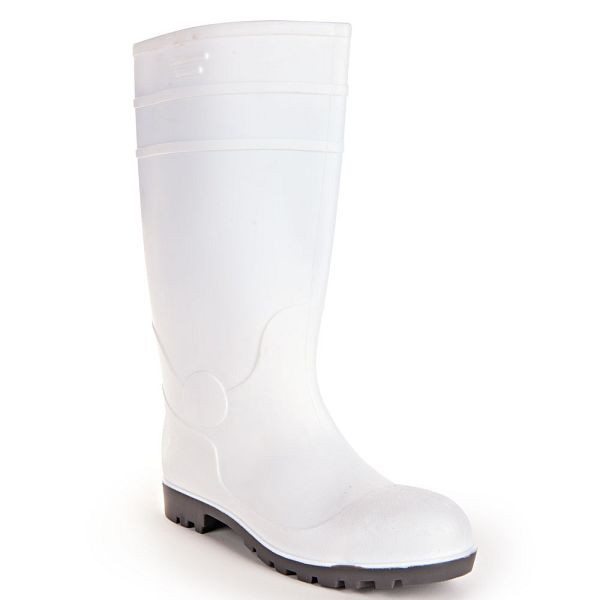 Hygostar Sicherheitsstiefel mit Stahlkappe S4, weiß, Größe 38, VE: 1 Paar, 86538