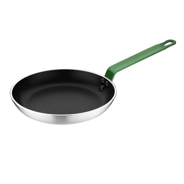 Hygiplas Teflon Platinum Plus Antihaft-Pfanne 240 mm grüner Griff, FB471