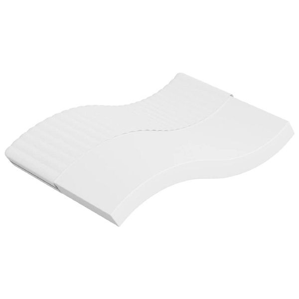 vidaXL Matratze Schaumstoff Mittelweich 140x190 cm, 373049