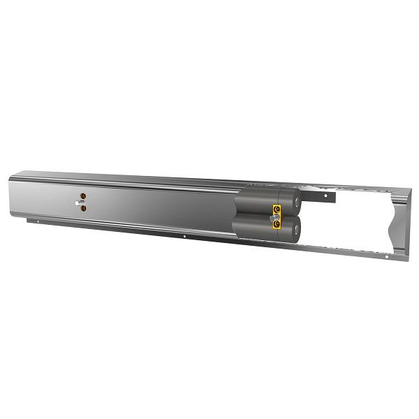 KWC Armatureneinheit, Edelstahl, Wandmontage, 2 Waschplätze, 1200 mm, Wasseranschluss hinten, 2030064892