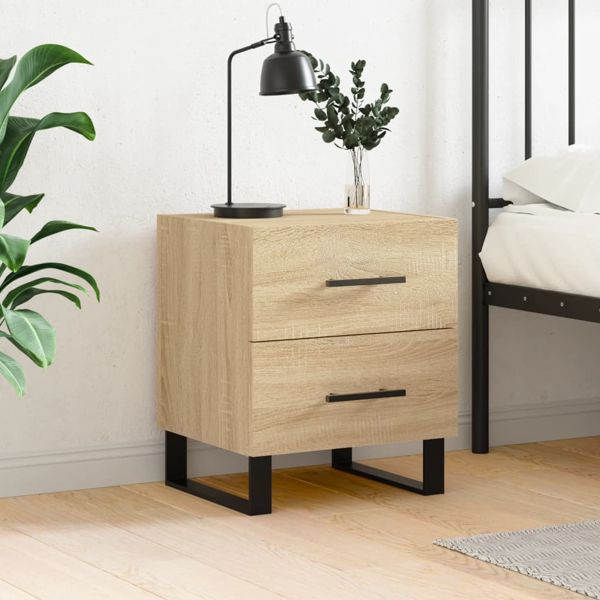 vidaXL Nachttisch Sonoma-Eiche 40x35x47,5 cm Holzwerkstoff, 827362