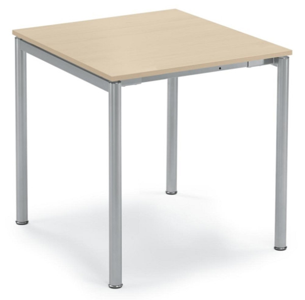 Deskin Konferenztisch MODUL, Ahorndekor, 800 x 800 x 745 mm, 272822