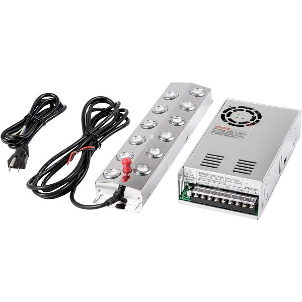 VEVOR 12 Köpfe Mistmaker Ultraschall-Luftbefeuchter Wasserdampf-Hydroponik-Nebelgerät, 12TWHQ00000000001V2