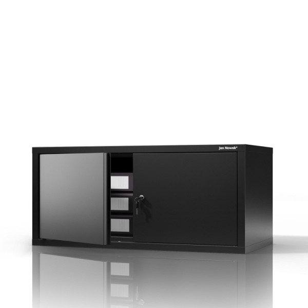 Jan Nowak Aufsatz für Spind EWA Compact 800 x 380 x 400 mm, schwarz, 1913