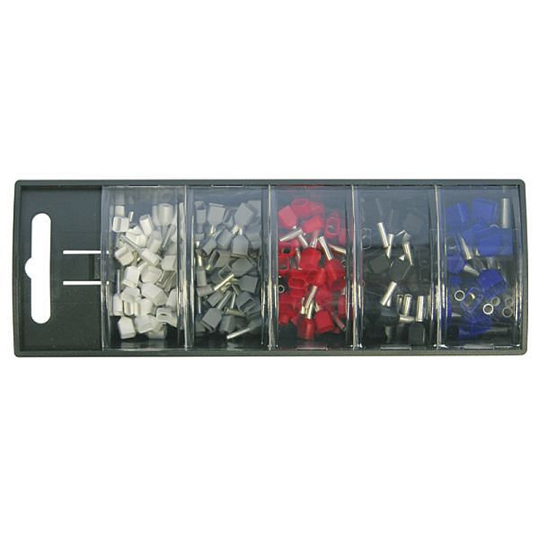 Haupa Aderendhülsen Slide Box TWIN DIN, Inhalt: 225 Stück, 270866