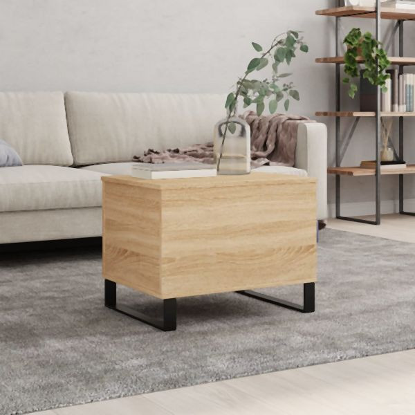 vidaXL Couchtisch Sonoma-Eiche 60x44,5x45 cm Holzwerkstoff, 830959
